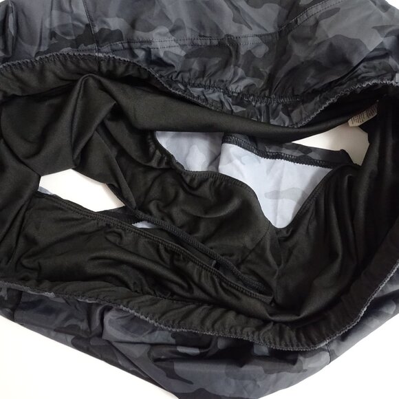Athletic Works Camouflage Running Shorts Women Size 3XL 22 Gray with Liner - Picture 5 of 10